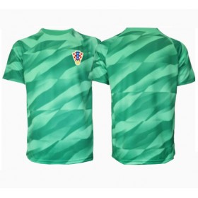 Pánské fotbalový oblečení Chorvatsko Brankář Venkovní košile ME 2024 Krátkým Rukávem